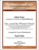 See, amid the Winter's Snow Concert Band sheet music cover